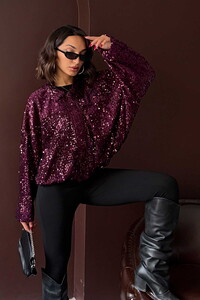 F 2026 PULLU KADİFE MONT - MÜRDÜM