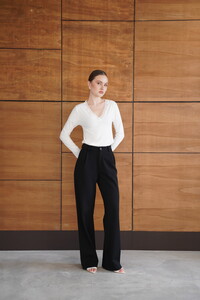 F 2088 YAKASI DANTEL DETAYLI SWEATSHIRT - KREM #2