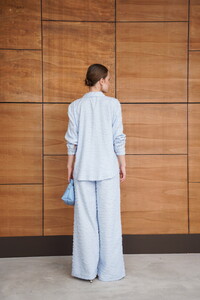 F 2020 JAKARLI DUKUMA PANTOLON - MAVİ #5