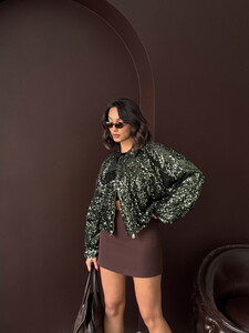 F 2026 PULLU KADİFE MONT - HAKİ HAKİ #2