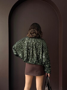 F 2026 PULLU KADİFE MONT - HAKİ HAKİ #5