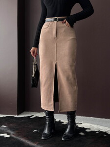 Topshow Vizon Süet Toptan Etek #4