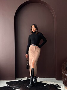 Topshow Vizon Süet Toptan Etek #2