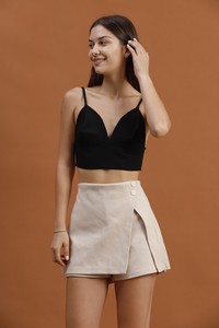 Taş Detaylı Mini Toptan Etek - Taş | TOPSHOW