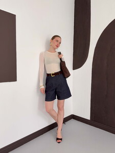 Kot Şort - Lacivert | D3028 Topshow #2