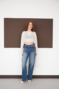 Şifon Panço - Krem | D2938 - Topshow #2