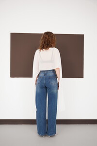 Şifon Panço - Krem | D2938 - Topshow #5